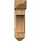 Ekena Millwork Westlake Arts and Crafts Smooth Bracket w/ Offset Brace, Western Red Cedar, 7 1/2"W x 24"D x 28"H BKT0806X24X28WTL03SWR - alternate 3